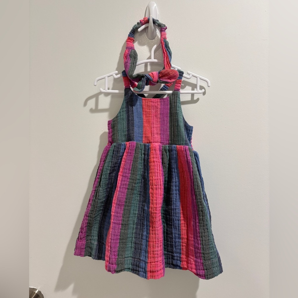 GAP Multicolor Striped Kids Dress
